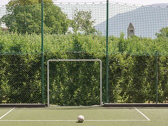 Outdoor soccer field for children and teenagers