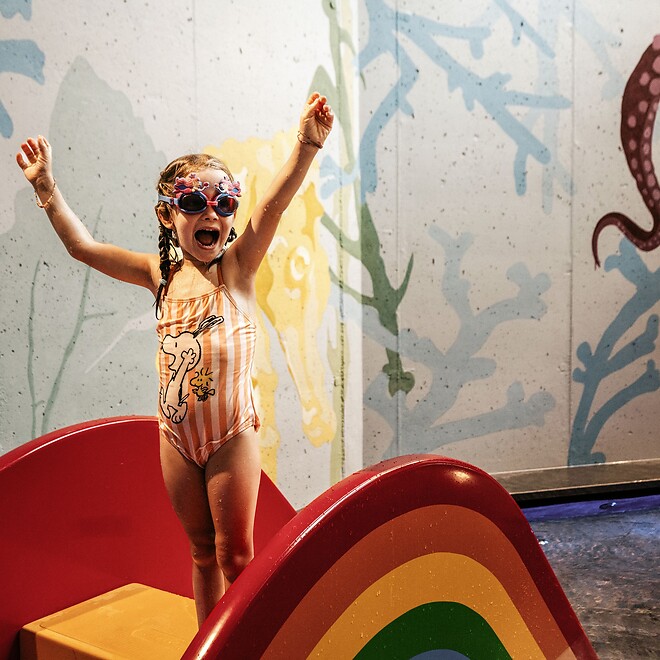 Wasserspiele im Family Spa 