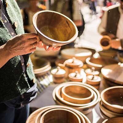 Markt mit Handwerk aus Südtirol
