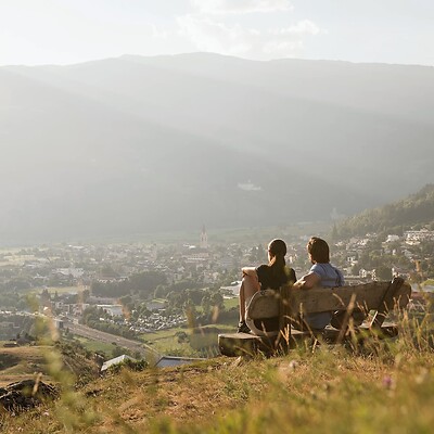Luce dorata durante vacanza a settembre in Val Venosta, Alto Adige